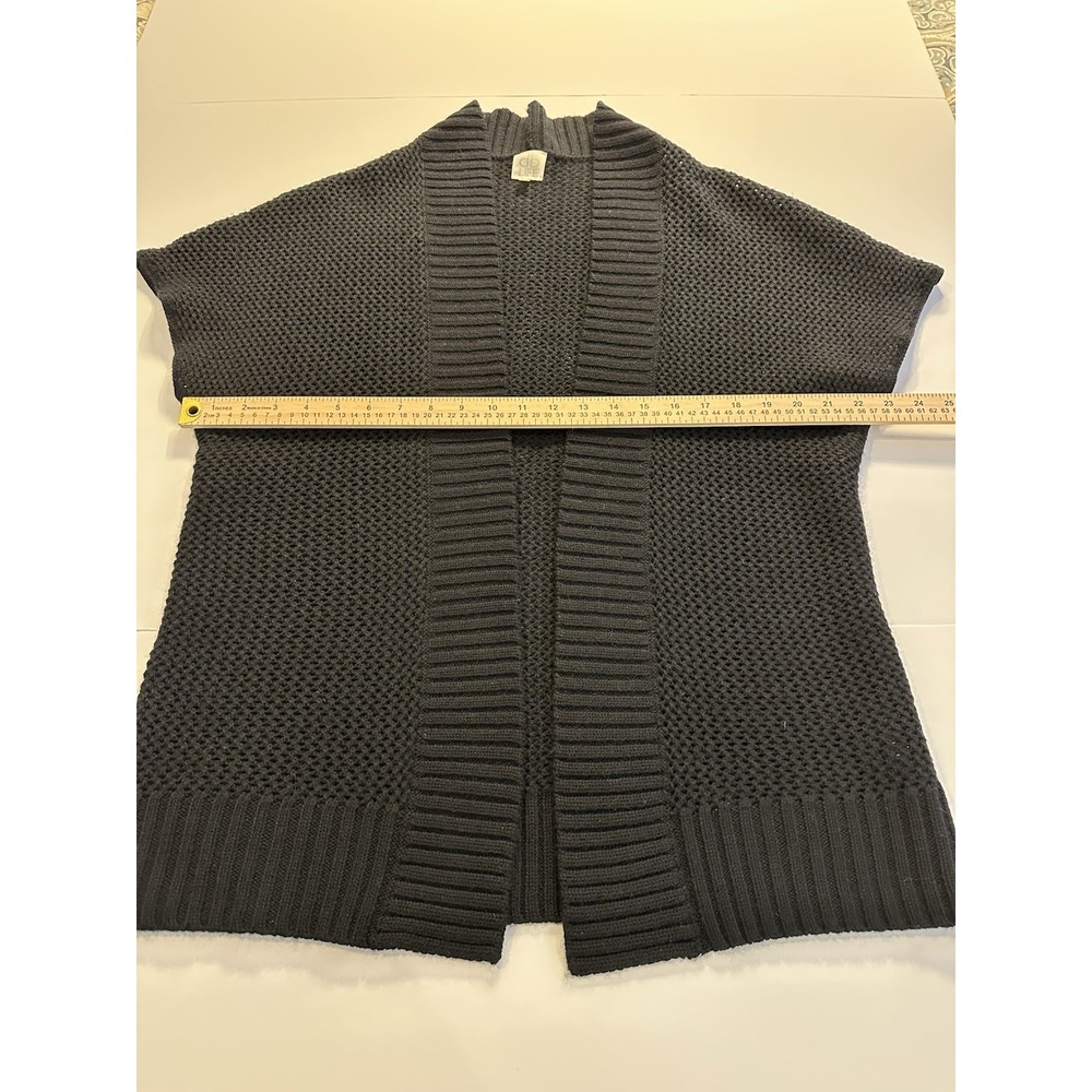 Wool 100% Woman'sBolaro Black Size Large